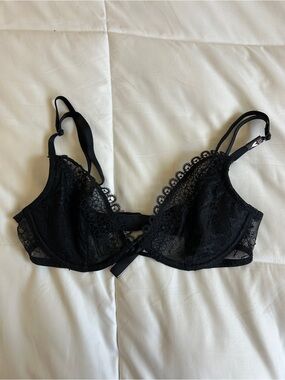 VS. Very sexy unlined plunge Black Lace Underwire Bra